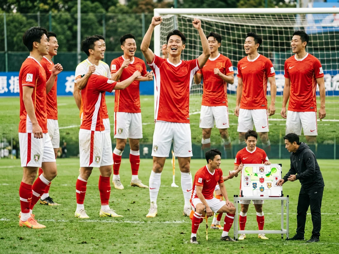 教练团队梳理深圳新鹏城赛程